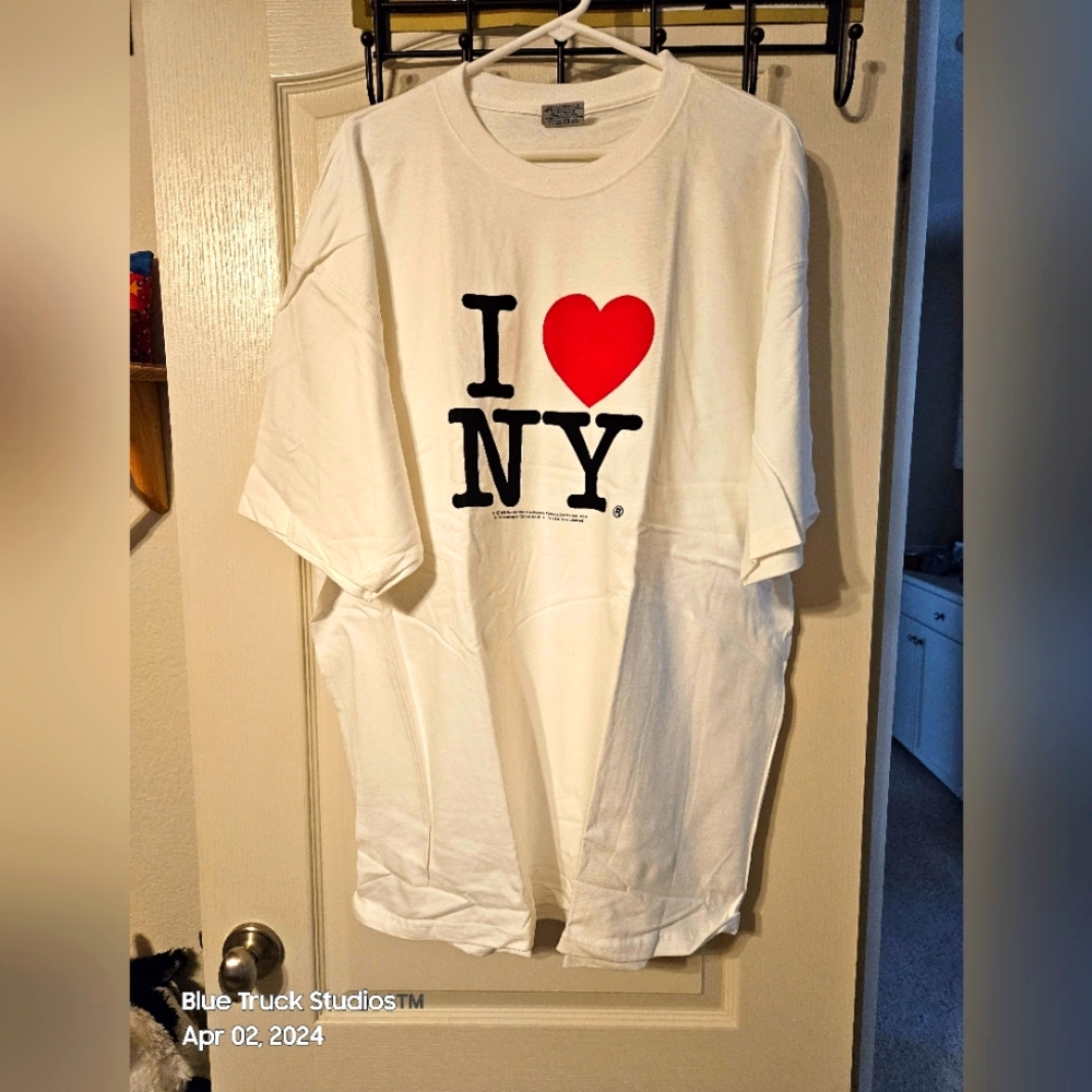 I Love New York Shirt Size XL Vintage New
